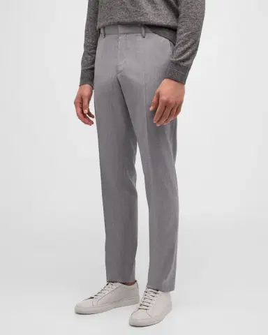 BOSS Men's Genesis Slim-Fit Wool Trousers | Thumbnail 4 BOSS Men's Genesis Slim-Fit Wool Trousers | Thumbnail 4