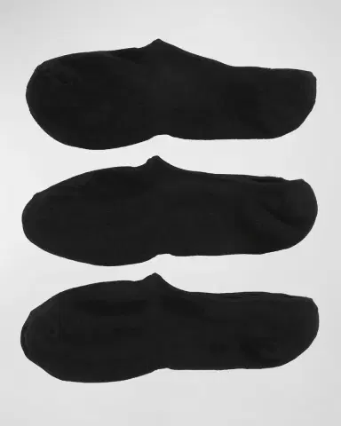 Neiman Marcus Men's Three-Pack No-Show Socks | Thumbnail 2 Neiman Marcus Men's Three-Pack No-Show Socks | Thumbnail 2