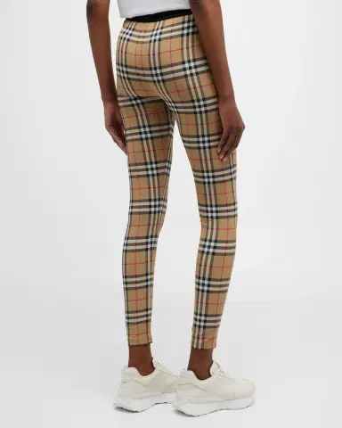 Burberry Belvoir Vintage-Check Leggings | Thumbnail 3 Burberry Belvoir Vintage-Check Leggings | Thumbnail 3