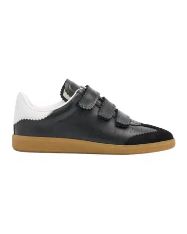 Isabel Marant Beth Perforated Leather Grip-Strap Sneakers | Thumbnail 1 Isabel Marant Beth Perforated Leather Grip-Strap Sneakers | Thumbnail 1