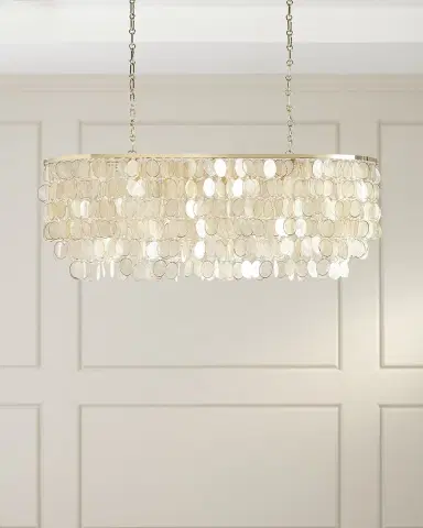 Neiman Marcus Aurora Linear Chandelier | Thumbnail 1 Neiman Marcus Aurora Linear Chandelier | Thumbnail 1