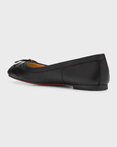 Christian Louboutin Mamadrague Napa Bow Ballerina Flats | Thumbnail 3 Christian Louboutin Mamadrague Napa Bow Ballerina Flats | Thumbnail 3