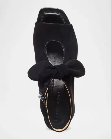 Bernardo Lizzie Suede Knot Zip Sandals | Thumbnail 3 Bernardo Lizzie Suede Knot Zip Sandals | Thumbnail 3