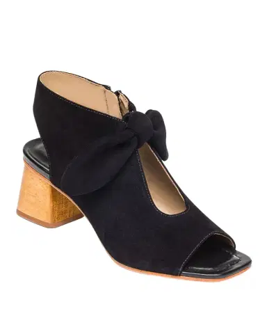 Bernardo Lizzie Suede Knot Zip Sandals | Thumbnail 1 Bernardo Lizzie Suede Knot Zip Sandals | Thumbnail 1