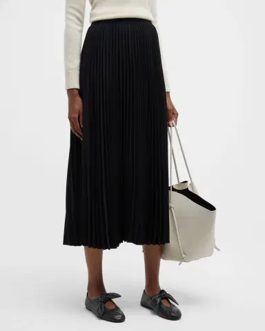 Co Pleated Midi Skirt | Thumbnail 3 Co Pleated Midi Skirt | Thumbnail 3