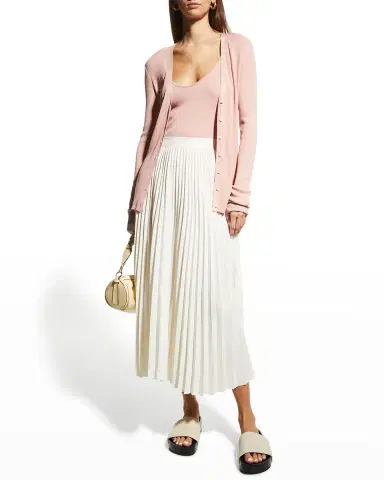 Co Pleated Midi Skirt | Thumbnail 8 Co Pleated Midi Skirt | Thumbnail 8