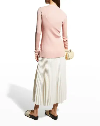Co Pleated Midi Skirt | Thumbnail 9 Co Pleated Midi Skirt | Thumbnail 9