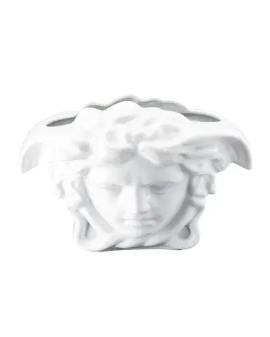 Versace Medusa Grande Vase in White - 11.75" | Thumbnail 2 Versace Medusa Grande Vase in White - 11.75" | Thumbnail 2