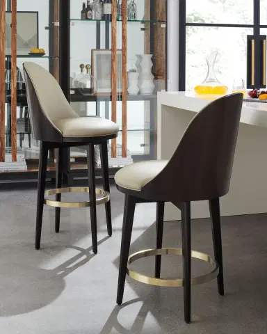 Caracole Another Round Counter Stool, 25" | Thumbnail 3 Caracole Another Round Counter Stool, 25" | Thumbnail 3