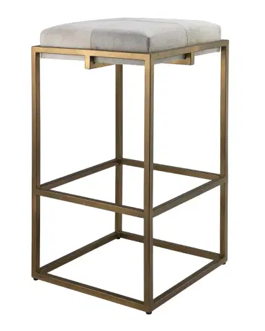 Jamie Young Shelby Hair on Hide Bar Stool | Thumbnail 1 Jamie Young Shelby Hair on Hide Bar Stool | Thumbnail 1