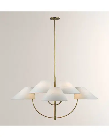 Visual Comfort Signature Kinsley Large Two-Tier Chandelier By Kate Spade New York | Thumbnail 2 Visual Comfort Signature Kinsley Large Two-Tier Chandelier By Kate Spade New York | Thumbnail 2