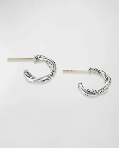 David Yurman Petite Pave Infinity Huggie Earrings | Thumbnail 2 David Yurman Petite Pave Infinity Huggie Earrings | Thumbnail 2