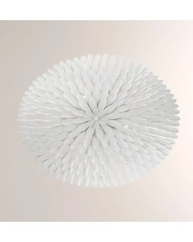 Crystorama Broche 8-Light Matte White Ceiling Mount | Thumbnail 3 Crystorama Broche 8-Light Matte White Ceiling Mount | Thumbnail 3