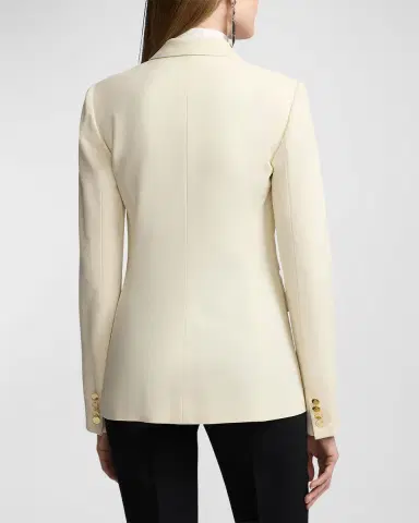 Ralph Lauren Collection Parker Wool Crepe Jacket | Thumbnail 3 Ralph Lauren Collection Parker Wool Crepe Jacket | Thumbnail 3