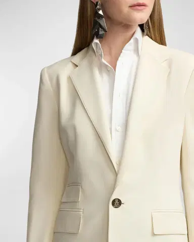 Ralph Lauren Collection Parker Wool Crepe Jacket | Thumbnail 5 Ralph Lauren Collection Parker Wool Crepe Jacket | Thumbnail 5