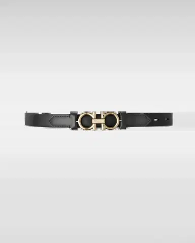 Ferragamo Gancini-Buckle Leather Rolo Belt | Thumbnail 2 Ferragamo Gancini-Buckle Leather Rolo Belt | Thumbnail 2
