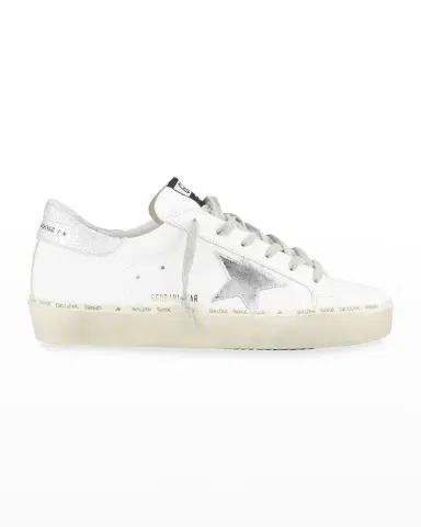 Golden Goose Hi Star Metallic Leather Low-Top Sneakers | Thumbnail 1 Golden Goose Hi Star Metallic Leather Low-Top Sneakers | Thumbnail 1