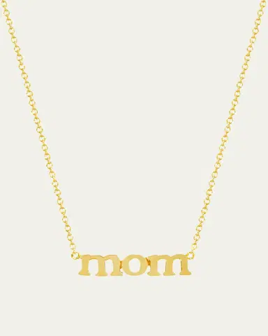 Jennifer Meyer 18k Mom Pendant Necklace | Thumbnail 2 Jennifer Meyer 18k Mom Pendant Necklace | Thumbnail 2