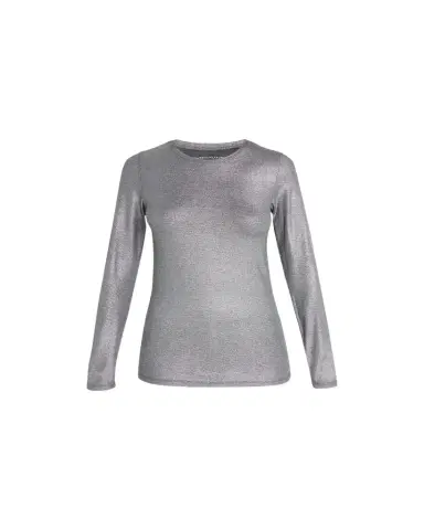 Majestic Filatures Metallic Long-Sleeve Viscose Tee | Thumbnail 1 Majestic Filatures Metallic Long-Sleeve Viscose Tee | Thumbnail 1