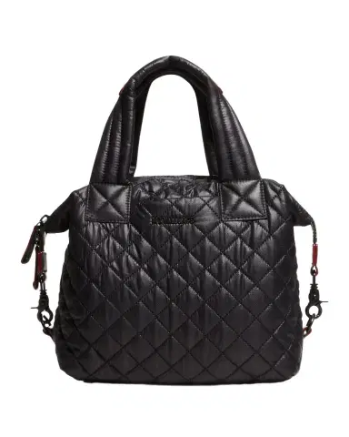 MZ WALLACE Sutton Deluxe Small Quilted Nylon Tote Bag, Black | Thumbnail 1 MZ WALLACE Sutton Deluxe Small Quilted Nylon Tote Bag, Black | Thumbnail 1