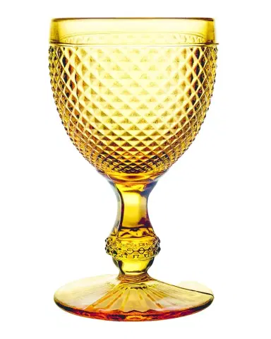 Vista Alegre Bicos Amber Water Goblet Glass | Thumbnail 1 Vista Alegre Bicos Amber Water Goblet Glass | Thumbnail 1