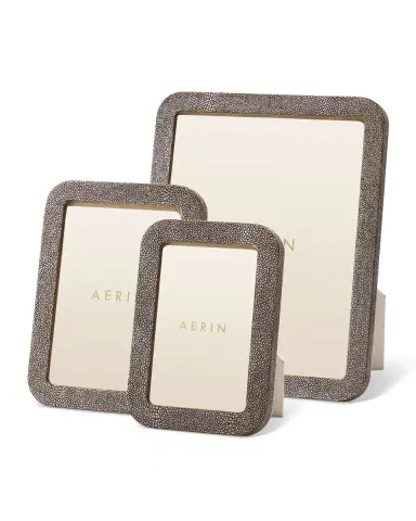 AERIN Modern Faux Shagreen Frame | Thumbnail 1 AERIN Modern Faux Shagreen Frame | Thumbnail 1