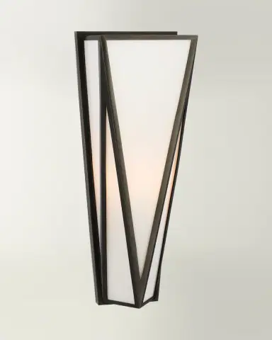 Visual Comfort Signature Lorino Medium Sconce In Bronze With White Glass By Julie Neill | Thumbnail 2 Visual Comfort Signature Lorino Medium Sconce In Bronze With White Glass By Julie Neill | Thumbnail 2