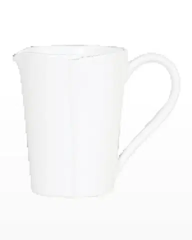 Vietri Melamine Lastra White Pitcher | Thumbnail 2 Vietri Melamine Lastra White Pitcher | Thumbnail 2