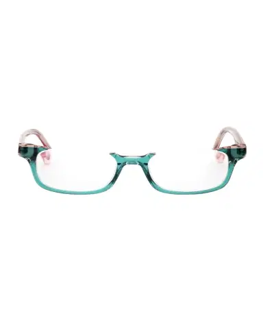 Eyebobs What Inheritance Semi-Rimless Rectangle Acetate Reader Glasses | Thumbnail 1 Eyebobs What Inheritance Semi-Rimless Rectangle Acetate Reader Glasses | Thumbnail 1