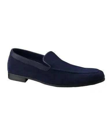John Lobb Men's Tyne Suede Loafers | Thumbnail 1 John Lobb Men's Tyne Suede Loafers | Thumbnail 1