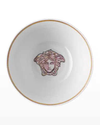 Versace Medusa Amplified Pink Coin Cereal Bowl | Thumbnail 2 Versace Medusa Amplified Pink Coin Cereal Bowl | Thumbnail 2