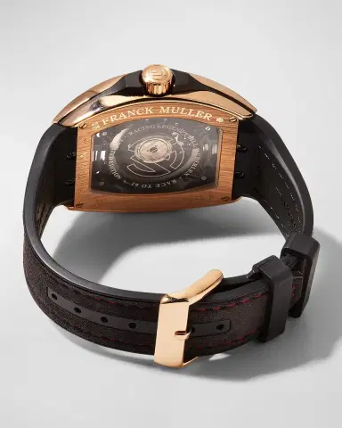 Franck Muller Limited Edition Rose Gold Auberlen Skeleton Auto Watch with Leather Strap | Thumbnail 4 Franck Muller Limited Edition Rose Gold Auberlen Skeleton Auto Watch with Leather Strap | Thumbnail 4