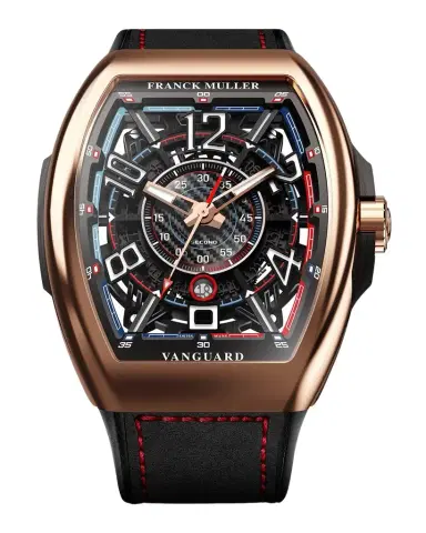 Franck Muller Limited Edition Rose Gold Auberlen Skeleton Auto Watch with Leather Strap | Thumbnail 1 Franck Muller Limited Edition Rose Gold Auberlen Skeleton Auto Watch with Leather Strap | Thumbnail 1