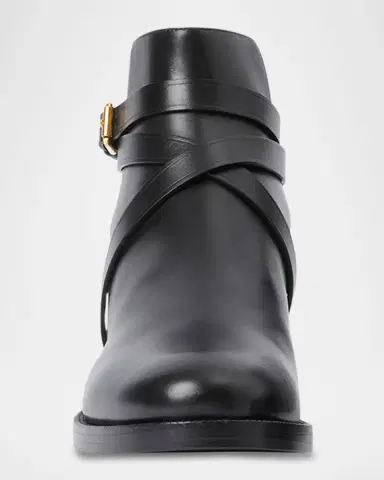Burberry Pryle Equestrian Check Ankle Booties | Thumbnail 5 Burberry Pryle Equestrian Check Ankle Booties | Thumbnail 5