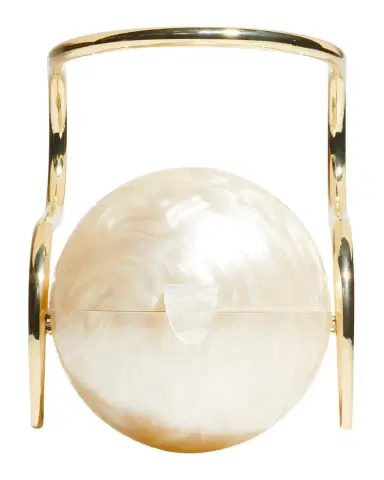 Cult Gaia Pearl Acrylic Metal Top-Handle Bag | Thumbnail 1 Cult Gaia Pearl Acrylic Metal Top-Handle Bag | Thumbnail 1
