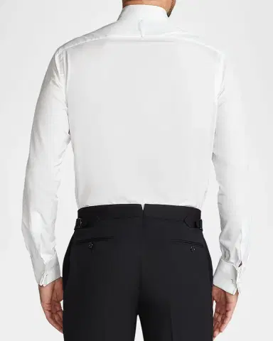 Ralph Lauren Purple Label Piqué-Bib French Cuff Tuxedo Shirt | Thumbnail 2 Ralph Lauren Purple Label Piqué-Bib French Cuff Tuxedo Shirt | Thumbnail 2