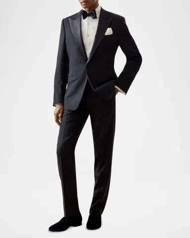 Ralph Lauren Purple Label Piqué-Bib French Cuff Tuxedo Shirt | Thumbnail 8 Ralph Lauren Purple Label Piqué-Bib French Cuff Tuxedo Shirt | Thumbnail 8
