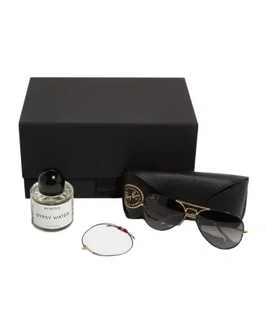 Neiman Marcus Sydney Evan Evil Eye Bracelet, Ray-Ban Sunglasses & Byredo Eau De Parfum Gift Box Set | Thumbnail 1 Neiman Marcus Sydney Evan Evil Eye Bracelet, Ray-Ban Sunglasses & Byredo Eau De Parfum Gift Box Set | Thumbnail 1