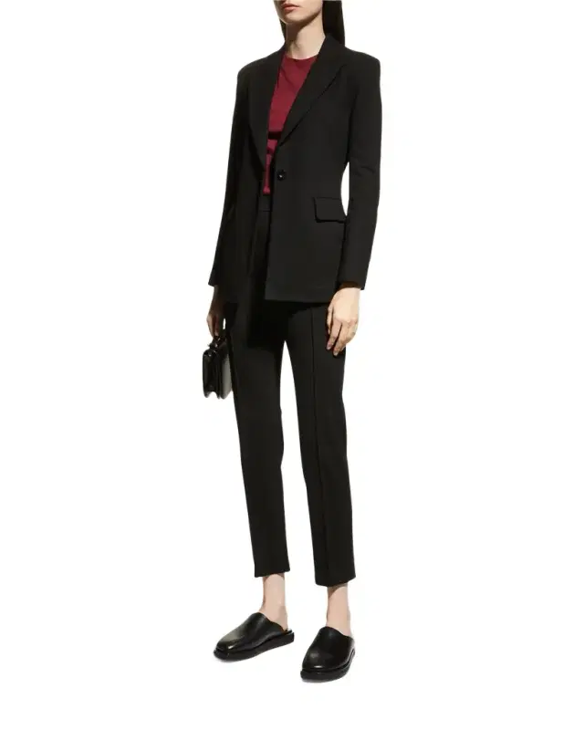 Jersey Single-Breasted Blazer Jersey Single-Breasted Blazer