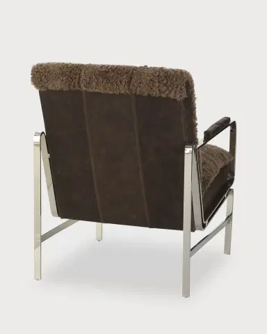 Massoud Trixie Shearling Accent Chair | Thumbnail 3 Massoud Trixie Shearling Accent Chair | Thumbnail 3
