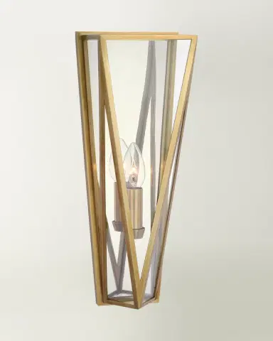 Visual Comfort Signature Lorino Medium Sconce In Bronze With Clear Glass By Julie Neill | Thumbnail 2 Visual Comfort Signature Lorino Medium Sconce In Bronze With Clear Glass By Julie Neill | Thumbnail 2