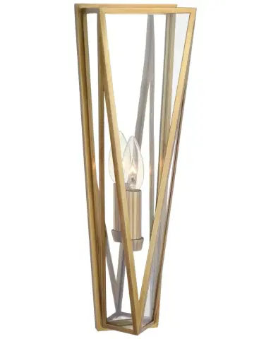 Visual Comfort Signature Lorino Medium Sconce In Bronze With Clear Glass By Julie Neill | Thumbnail 1 Visual Comfort Signature Lorino Medium Sconce In Bronze With Clear Glass By Julie Neill | Thumbnail 1