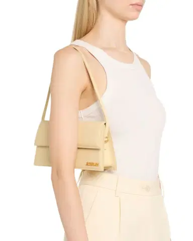 Jacquemus Le Bambino Long Leather Shoulder Bag | Thumbnail 1 Jacquemus Le Bambino Long Leather Shoulder Bag | Thumbnail 1
