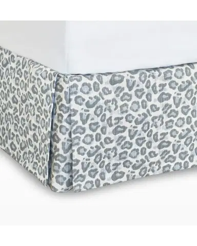 Eastern Accents Liesl Leopard-Print Queen Dust Skirt | Thumbnail 2 Eastern Accents Liesl Leopard-Print Queen Dust Skirt | Thumbnail 2