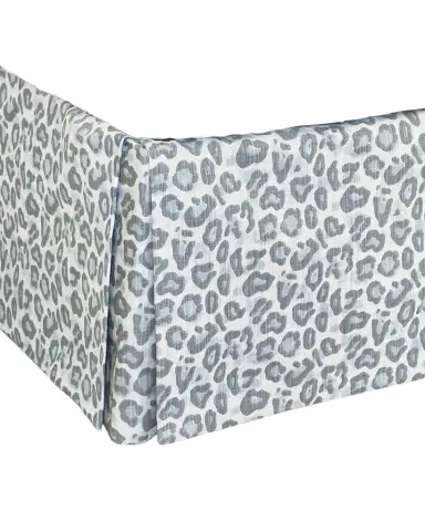 Eastern Accents Liesl Leopard-Print Queen Dust Skirt | Thumbnail 1 Eastern Accents Liesl Leopard-Print Queen Dust Skirt | Thumbnail 1
