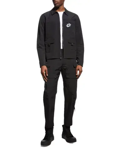 Lotto Italia Men's Full-Zip Nylon Overshirt | Thumbnail 1 Lotto Italia Men's Full-Zip Nylon Overshirt | Thumbnail 1