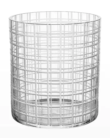 Orrefors Cut in Number Checker Medium Vase | Thumbnail 1 Orrefors Cut in Number Checker Medium Vase | Thumbnail 1