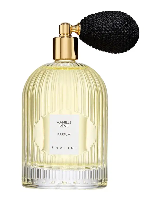 Vanille Reve Parfum in Byzantine Glass Flacon with Black Bulb Atomizer, 3.4 oz./ 100 mL Vanille Reve Parfum in Byzantine Glass Flacon with Black Bulb Atomizer, 3.4 oz./ 100 mL