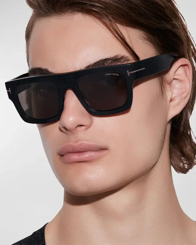 Men 's Fausto T-Logo Square Sunglasses Men 's Fausto T-Logo Square Sunglasses