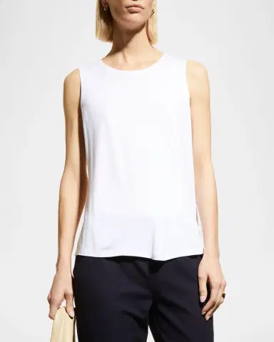 Eileen Fisher Scoop-Neck Jersey Knit Tank Top | Thumbnail 3 Eileen Fisher Scoop-Neck Jersey Knit Tank Top | Thumbnail 3